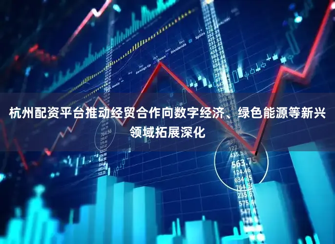 杭州配资平台推动经贸合作向数字经济、绿色能源等新兴领域拓展深化